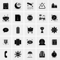 25 universelle Business-Icons Vektor kreative Icon-Illustration zur Verwendung in Web- und Mobilprojekten