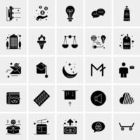 25 universelle Business-Icons Vektor kreative Icon-Illustration zur Verwendung in Web- und Mobilprojekten