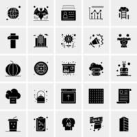 25 universelle Business-Icons Vektor kreative Icon-Illustration zur Verwendung in Web- und Mobilprojekten