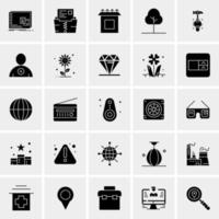 25 universelle Business-Icons Vektor kreative Icon-Illustration zur Verwendung in Web- und Mobilprojekten