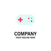 hjälpa band bandage plus företag logotyp mall platt Färg vektor