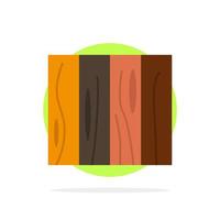Fliese Möbel Innenarchitektur Holz Textur abstrakt Kreis Hintergrund flache Farbe Symbol
