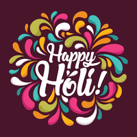 Holi-Fest der Farben vektor