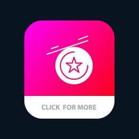 Star Medal Mobile App Icon Design vektor
