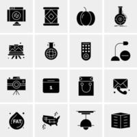 16 universelle Business-Icons Vektor kreative Icon-Illustration zur Verwendung in Web- und Mobilprojekten