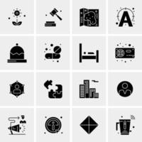 16 universelle Business-Icons Vektor kreative Icon-Illustration zur Verwendung in Web- und Mobilprojekten