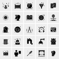 25 universelle Business-Icons Vektor kreative Icon-Illustration zur Verwendung in Web- und Mobilprojekten