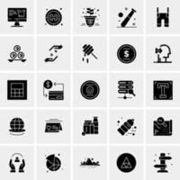 25 universelle Business-Icons Vektor kreative Icon-Illustration zur Verwendung in Web- und Mobilprojekten