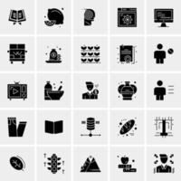 25 universelle Business-Icons Vektor kreative Icon-Illustration zur Verwendung in Web- und Mobilprojekten