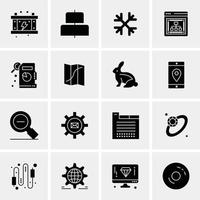 16 universelle Business-Icons Vektor kreative Icon-Illustration zur Verwendung in Web- und Mobilprojekten