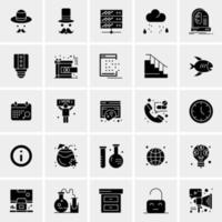 25 universelle Business-Icons Vektor kreative Icon-Illustration zur Verwendung in Web- und Mobilprojekten