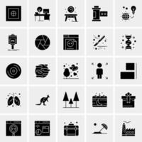 25 universelle Business-Icons Vektor kreative Icon-Illustration zur Verwendung in Web- und Mobilprojekten