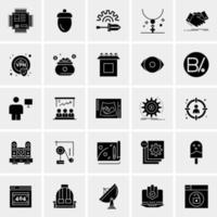 25 universelle Business-Icons Vektor kreative Icon-Illustration zur Verwendung in Web- und Mobilprojekten