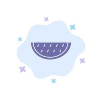 Früchte Melone Sommer Wasser blaues Symbol auf abstraktem Wolkenhintergrund vektor