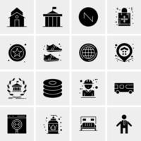 16 universelle Business-Icons Vektor kreative Icon-Illustration zur Verwendung in Web- und Mobilprojekten