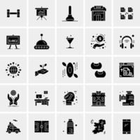 25 universelle Business-Icons Vektor kreative Icon-Illustration zur Verwendung in Web- und Mobilprojekten