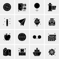 16 universelle Business-Icons Vektor kreative Icon-Illustration zur Verwendung in Web- und Mobilprojekten