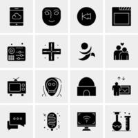 16 universelle Business-Icons Vektor kreative Icon-Illustration zur Verwendung in Web- und Mobilprojekten