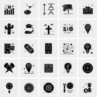 25 universelle Business-Icons Vektor kreative Icon-Illustration zur Verwendung in Web- und Mobilprojekten