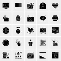 25 universelle Business-Icons Vektor kreative Icon-Illustration zur Verwendung in Web- und Mobilprojekten