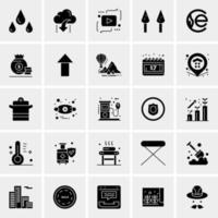 25 universelle Business-Icons Vektor kreative Icon-Illustration zur Verwendung in Web- und Mobilprojekten