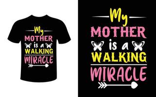 muttertag typografie t-shirt design vektor