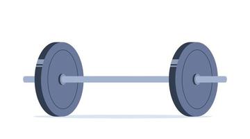 skivstång för vikt lyft, bodybuilding, styrkelyft. vektor illustration.