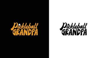 Pickleball-Zitat-T-Shirt-Design, Typografie vektor