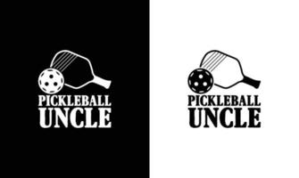 Pickleball-Zitat-T-Shirt-Design, Typografie vektor