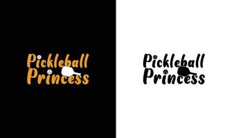 Pickleball-Zitat-T-Shirt-Design, Typografie vektor