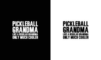 Pickleball-Zitat-T-Shirt-Design, Typografie vektor