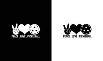 pickleball Citat t skjorta design, typografi vektor