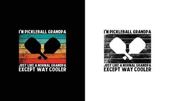 pickleball Citat t skjorta design, typografi vektor