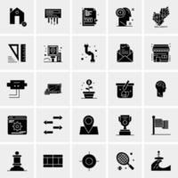 25 universelle Business-Icons Vektor kreative Icon-Illustration zur Verwendung in Web- und Mobilprojekten