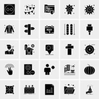 25 universelle Business-Icons Vektor kreative Icon-Illustration zur Verwendung in Web- und Mobilprojekten