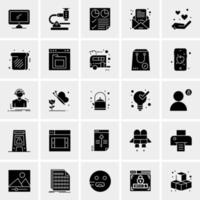 25 universelle Business-Icons Vektor kreative Icon-Illustration zur Verwendung in Web- und Mobilprojekten