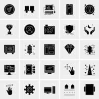 25 universelle Business-Icons Vektor kreative Icon-Illustration zur Verwendung in Web- und Mobilprojekten