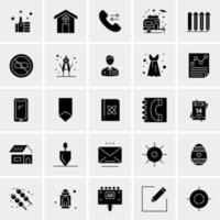 25 universelle Business-Icons Vektor kreative Icon-Illustration zur Verwendung in Web- und Mobilprojekten