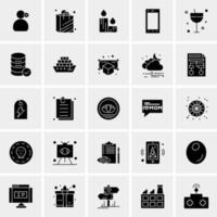 25 universelle Business-Icons Vektor kreative Icon-Illustration zur Verwendung in Web- und Mobilprojekten