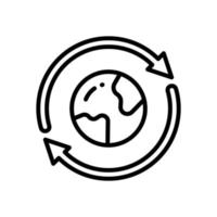Recycling-Symbol für Ihre Website, Ihr Handy, Ihre Präsentation und Ihr Logo-Design. vektor