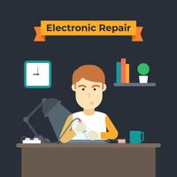 Elektronische Reparatur vektor