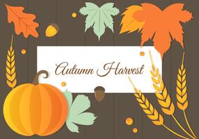 Kostenlose Herbst Thanksgiving Vektor Hintergrund