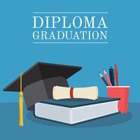 Diplom Graduation Set Vector