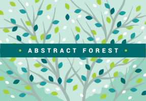 Abstrakt skog vektor