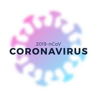 Coronavirus. Virus. covid-2019. Ausbruch Coronavirus. Pandemie, Medizin, Gesundheitswesen, Infektiosität, Virologie, Epidemiologie Konzept. Coronavirus 2019-ncov. 3d Hintergrund. Illustration. vektor