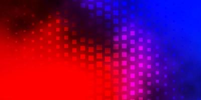 hellblauer, roter Vektorhintergrund mit Rechtecken. vektor