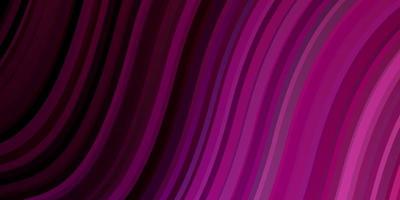 dunkelvioletter, rosa Vektorhintergrund mit trockenen Linien. vektor