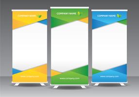 Unternehmen Roll Up Banner Vorlage vektor