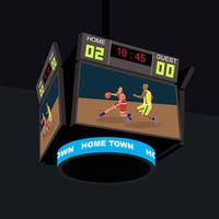 Basket Jumbotron Illustration vektor