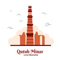 Qutub Minar-Vektor vektor